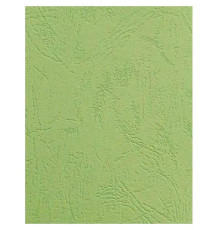 Обложка для переплета iBind, А4 картон под кожу, 230 гр, светло-зеленая