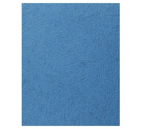 Обложка для переплета iBind, А4 картон под кожу, 230 гр, темно-синяя