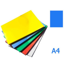 Обложка для переплета iBind, А4 пластиковая, 150 мкм, прозрачно-синяя