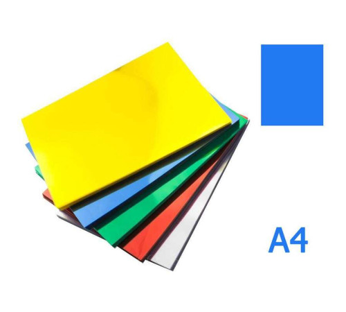 Обложка для переплета iBind, А4 пластиковая, 150 мкм, прозрачно-синяя