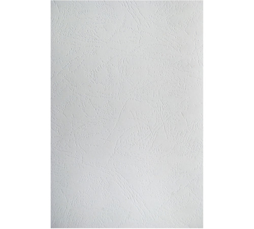 Обложка для переплета Silwerhof, А4 картон под кожу, 230 гр, белая