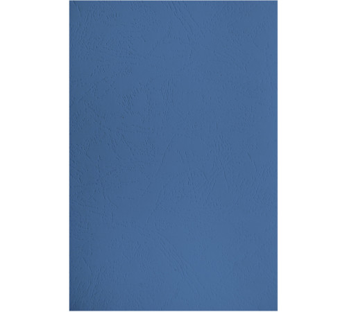 Обложка для переплета Silwerhof, А4 картон под кожу, 230 гр, синяя