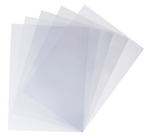 Обложка для переплета Silwerhof, А4, пластик, 200 мкм, прозрачная