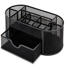 Органайзер DELI 220х112х104 мм, металлический, черный