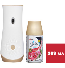 Освежитель воздуха автоматический + сменный балон Glade Automatic, "Пион и сочные ягоды", 269 мл