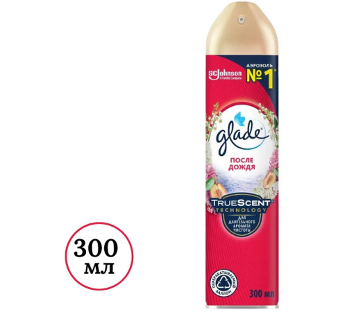 Освежитель воздуха Glade "После дождя" 300 мл