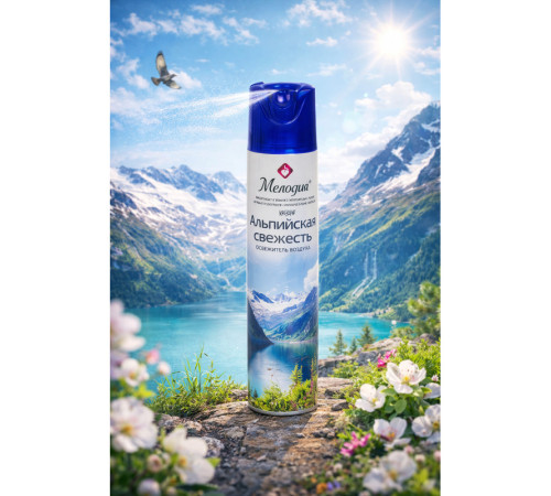 Освежитель воздуха Мелодия "Альпийская свежесть", 300 мл