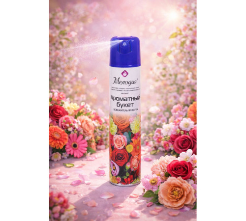 Освежитель воздуха Мелодия "Ароматный букет", 300 мл