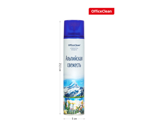 Освежитель воздуха OfficeClean "Альпийская свежесть", 300 мл