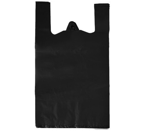 Пакеты - майка, черный