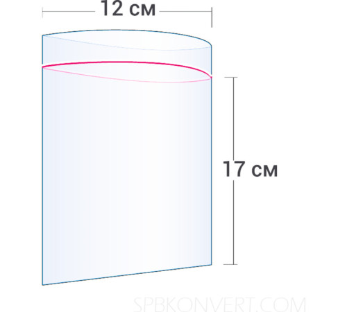 Пакеты с застежкой Zip-lock, 12*17 см, (50шт/уп)