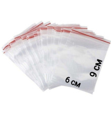 Пакеты с застежкой Zip-lock, 6х9 см, (200шт/уп)