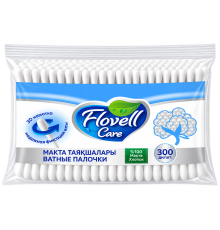 Палочки ватные Flovell, 300 шт