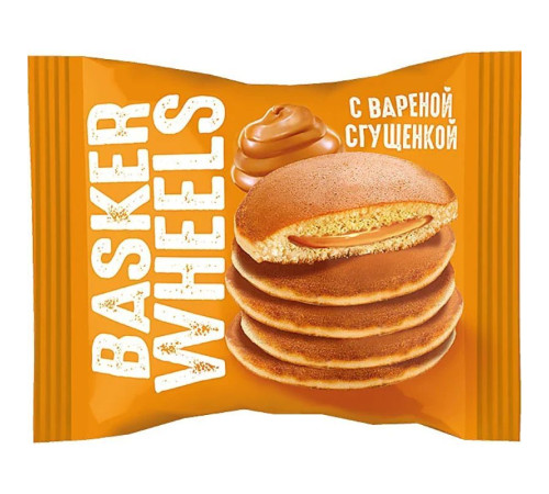 Панкейк с вареной сгущенкой «Basker Wheels», 36 г