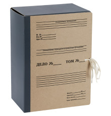 Папка архивная OfficeSpace, переплетный картон/бумвинил, с 4 завязками, ширина корешка 150 мм