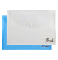 Папка-конверт на кнопке DELI "Aurora", А4, 0,16 мм, ассорти