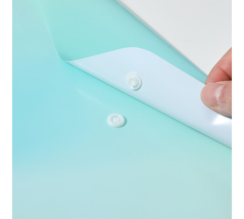 Папка-конверт на кнопке DELI "Neonup", А4, 0,16 мм, ассорти