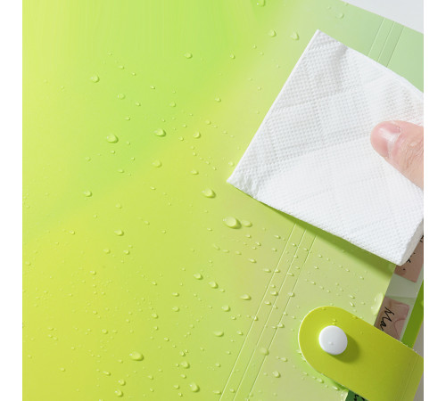 Папка-конверт на кнопке DELI "Neonup", А4, 8 отделений, ассорти