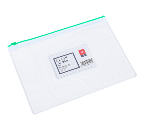 Папка-конверт на молнии Deli, А5, 180 мкм, ассорти