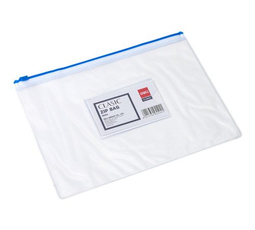 Папка-конверт на молнии Deli, А5, 180 мкм, ассорти