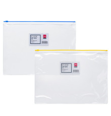 Папка-конверт на молнии DELI "Classic", А4, 0,17 мм, ассорти