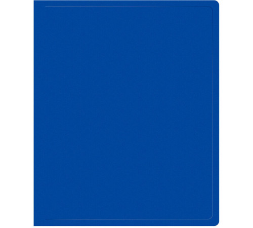 Папка на 2-х кольцах Silwerhof, пластиковая, 500 мкм, корешок 18 мм, синяя