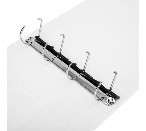 Папка на 4-х кольцах DELI "Viev Binder", презентационная, корешок 50 мм, белая