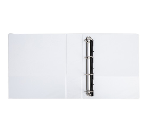 Папка на 4-х кольцах DELI "Viev Binder", презентационная, корешок 50 мм, белая