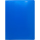 Папка на 4-х кольцах Silwerhof, пластиковая, 500 мкм, корешок 30 мм, синяя