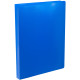 Папка на 4-х кольцах Silwerhof, пластиковая, 500 мкм, корешок 30 мм, синяя