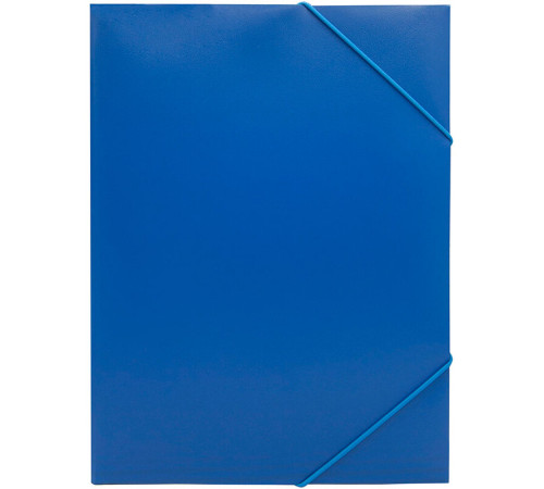 Папка на резинке Silwerhof, А4 пластиковая, 500 мкм, корешок 15 мм., синяя