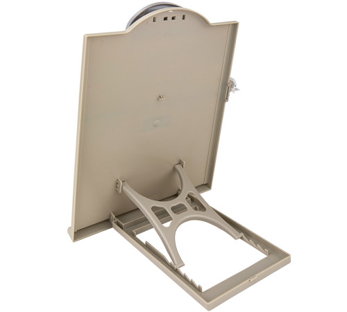 Папка-планшет DELI А4,  пластиковая, с подставкой, серая