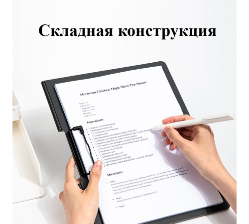 Папка-планшет с крышкой DELI "Clipboard", А4, синяя