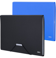 Папка-портфель DELI, на резинке 7 отделений, ассорти