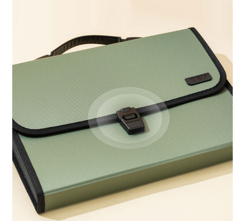 Папка-портфель DELI, с ручкой 13 отделений, ассорти