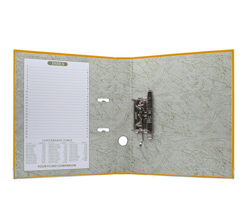 Папка-регистратор KUVERT А4, ширина корешка 50 мм, желтая