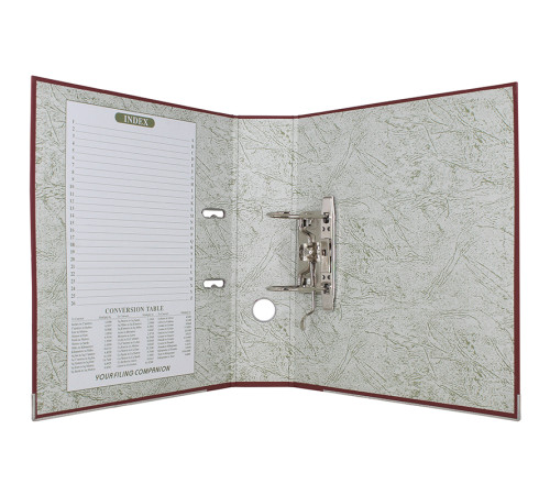 Папка-регистратор KUVERT А4, ширина корешка 72 мм, бордовая