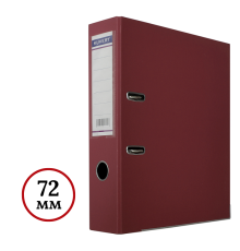 Папка-регистратор KUVERT А4, ширина корешка 72 мм, бордовая