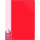 Папка с файлами БЮРОКРАТ на 10 вкладышей, красная