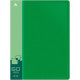 Папка с файлами БЮРОКРАТ на 60 вкладышей, зеленая