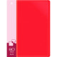 Папка с файлами БЮРОКРАТ на 80 вкладышей, красная