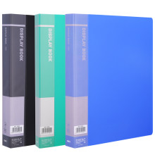 Папка с файлами DELI на 60 вкладышей, ассорти