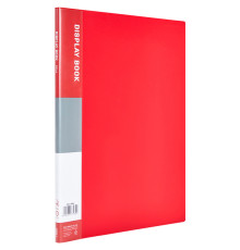 Папка с файлами DELI "Classic" на 10 вкладышей, 0.5 мм, красная