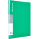 Папка с файлами DELI "Classic" на 10 вкладышей, 0.5 мм, зеленая