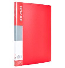 Папка с файлами DELI "Classic" на 20 вкладышей, 0,5 мм, красная