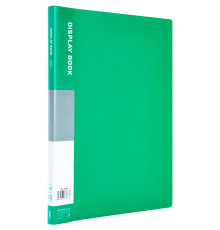 Папка с файлами DELI "Classic" на 20 вкладышей, 0,5 мм, зеленая