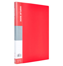 Папка с файлами DELI "Classic" на 30 вкладышей, 0.5 мм, красная