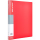 Папка с файлами DELI "Classic" на 40 вкладышей, 0.6 мм, красная