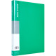 Папка с файлами DELI "Classic" на 40 вкладышей, 0.6 мм, зеленая