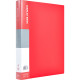 Папка с файлами DELI "Classic" на 60 вкладышей, 0,7 мм, красная